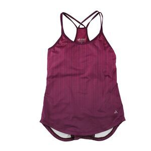 SOLFIRE Womens Double Up Tank Top, Red, NWT